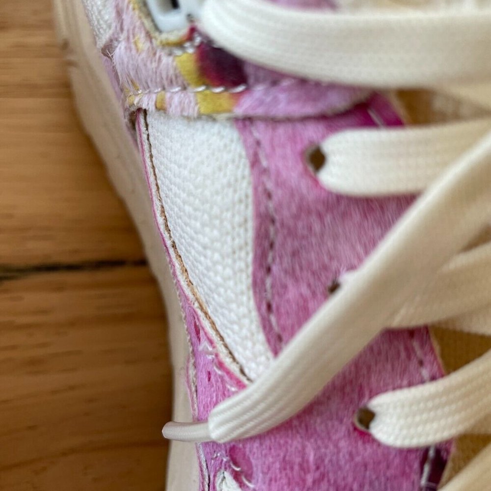 Anthropologie Brandblack Pony Hair sneakers 8 - Picture 9 of 12